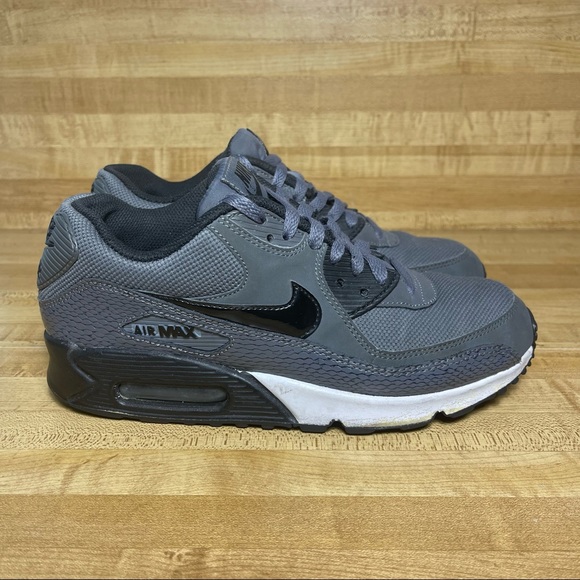 Nike Shoes - Original Womens Nike  Air Max 90 Trainers Pure Platinum Dark Grey 325213 035